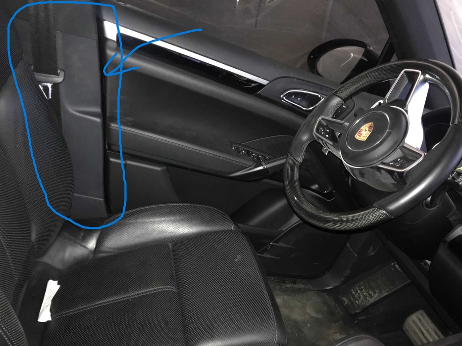 Накладки на стійки автомобільні внутрішні Cayenne, Touareg [958]