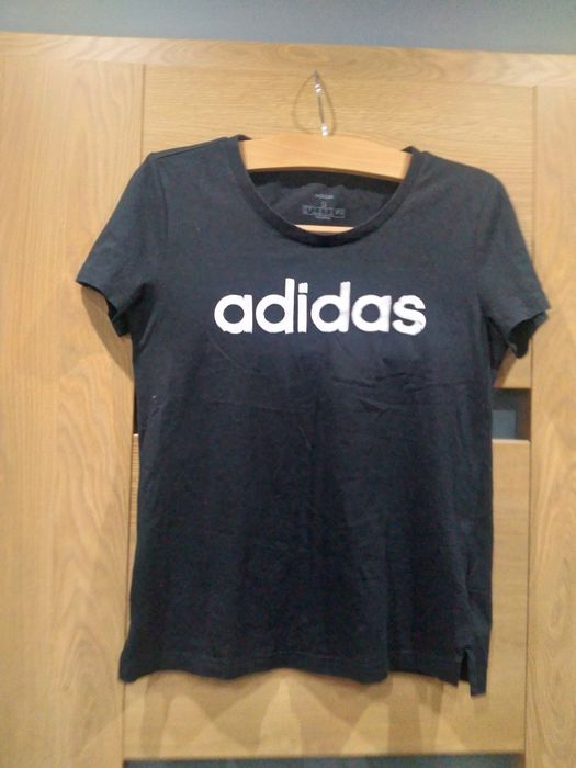 Świetny bawełniany tiszert Adidas rozmiar S/M