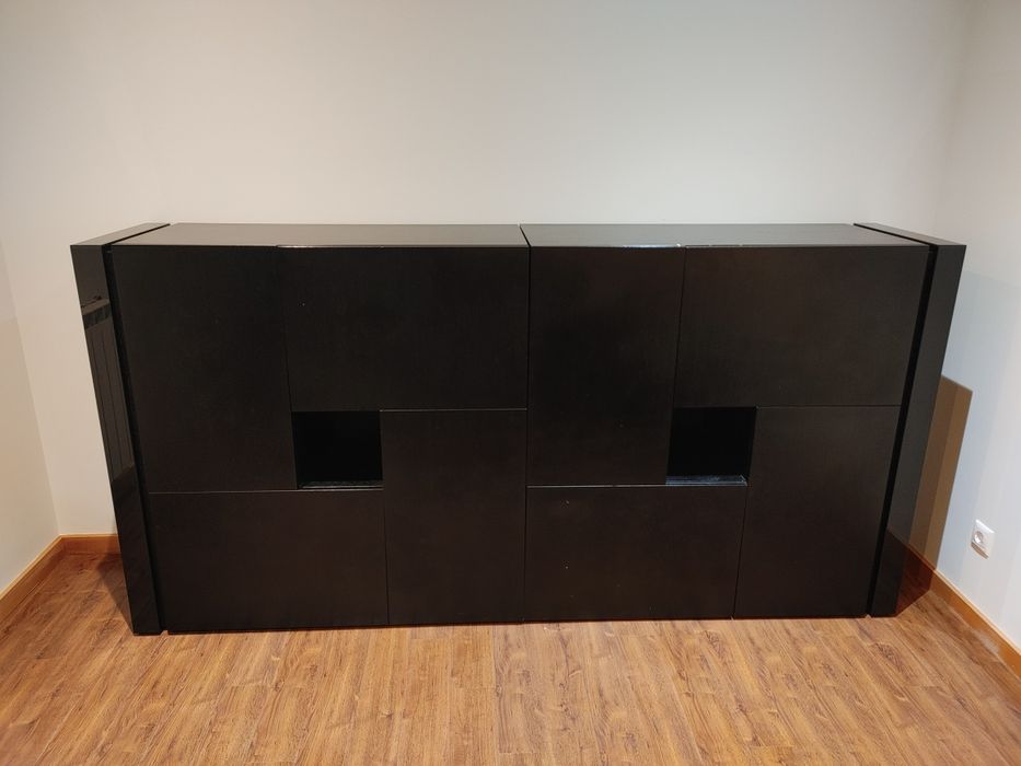 Conjunto de 2 Móveis/Armários 120x50x120cm para Sala de Jantar ou cozi