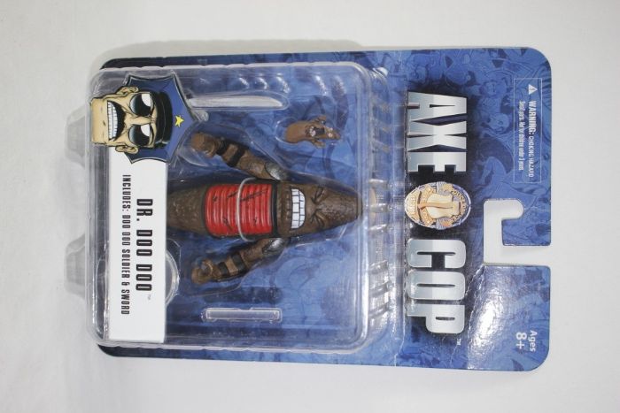 Boneco / Figura - Dr. Doo Doo - Axe Cop - Novo
