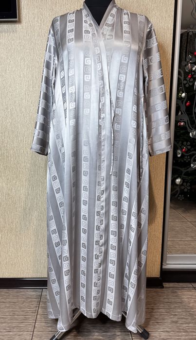 Шикарний халат на запах з поясом , халат- кімоно  graine d’ amour