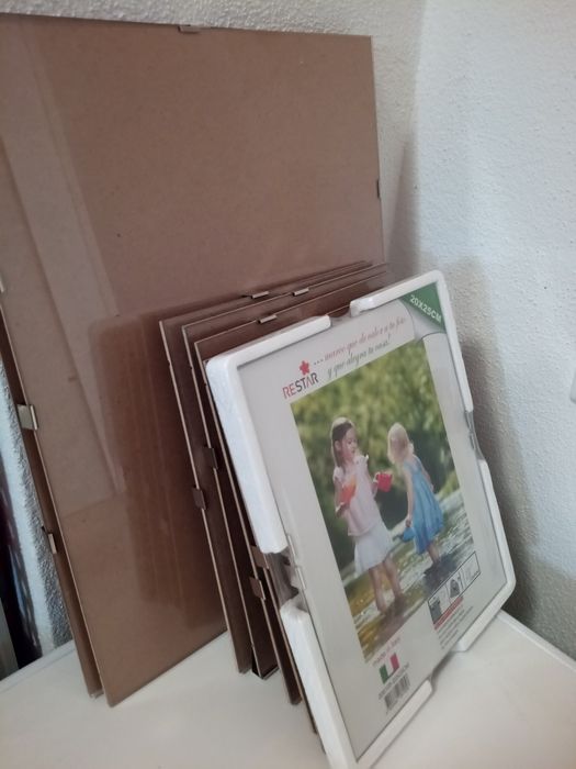 Molduras clip de vidro