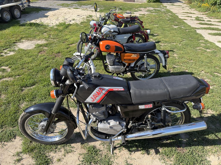 Kolekcja motocykli WSK Jawa Romet Komar motorynka