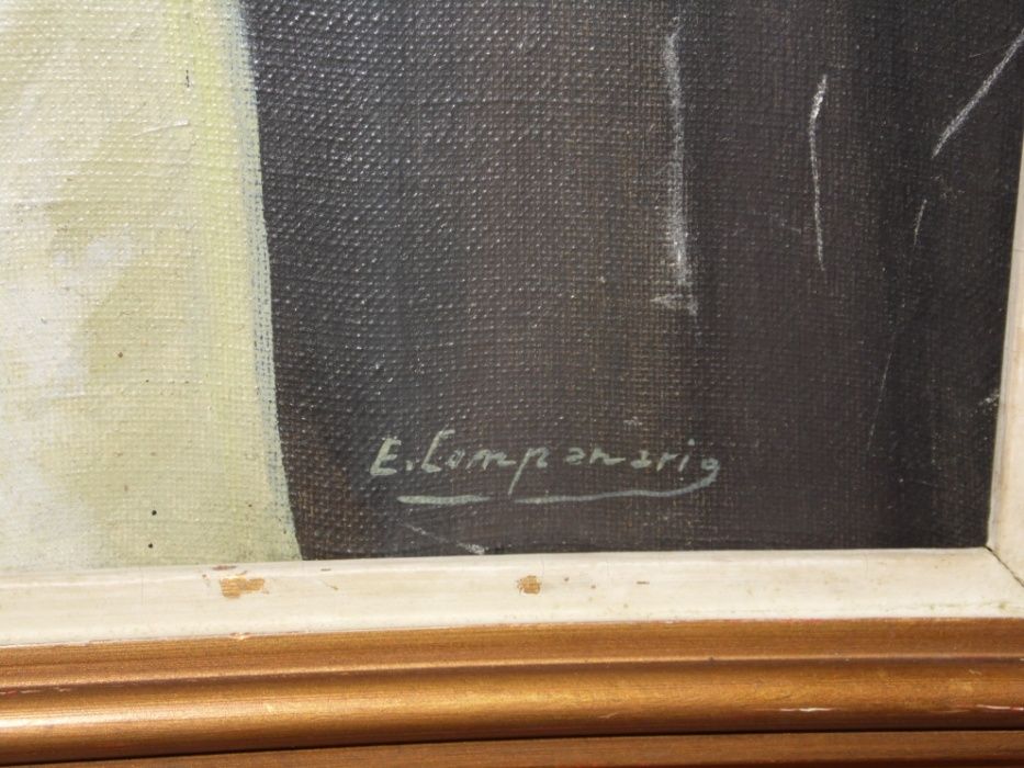 Pintura antiga a óleo