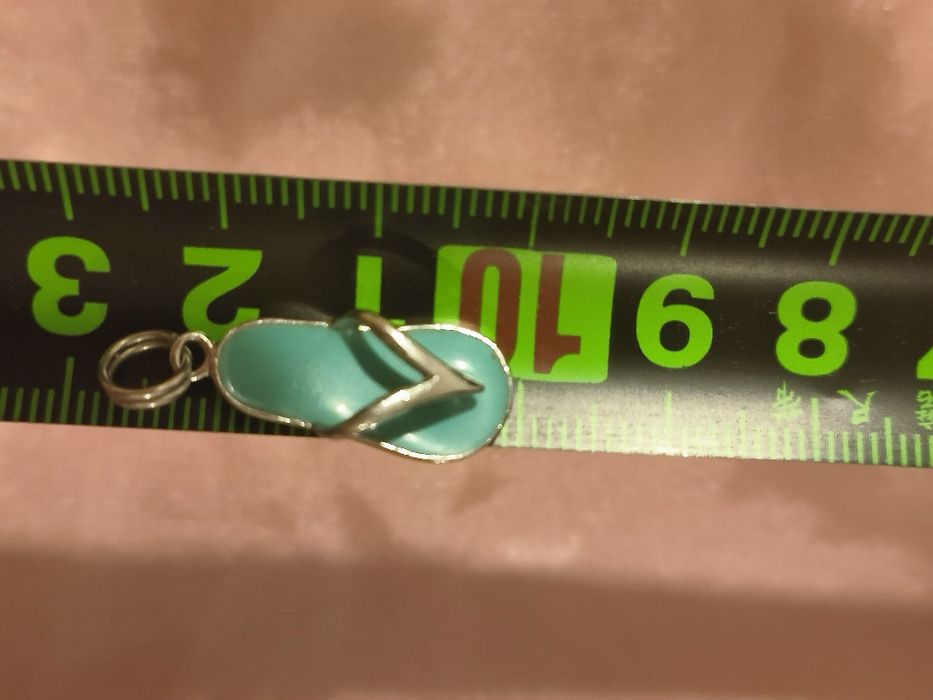 Pendente em prata chinelo
