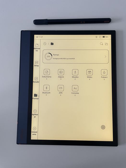 Tablet, czytnik Onyx Boox Note Air 2 z długopisem, ETUI gratis