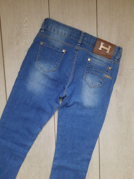 Spodnie jeansy hermes S/M