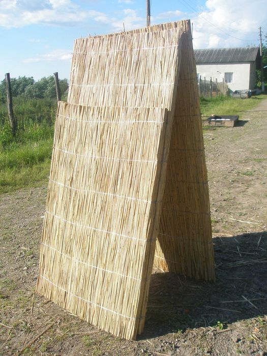 Забор  с камыша , соломи , тростина Очерет Забори с Мата камиша