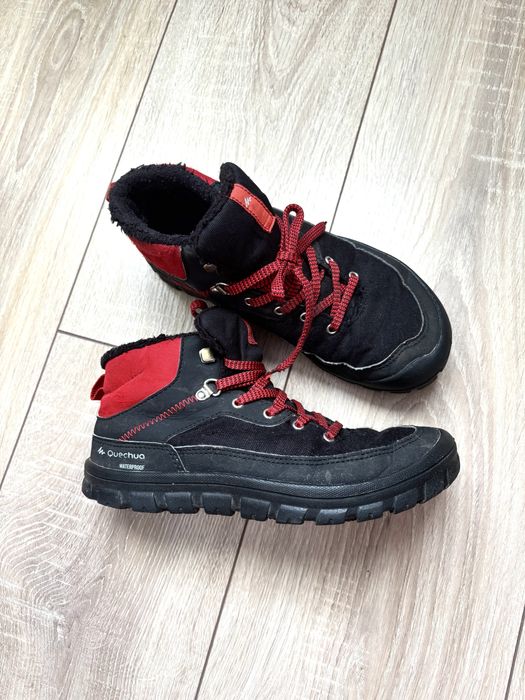 Ботінки черевички хайтопи Quechua waterproof 35-36
