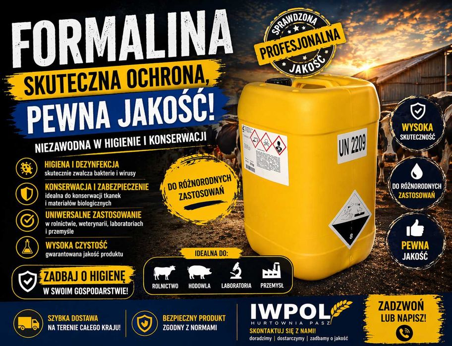 Formalina 35-38% 25kg
