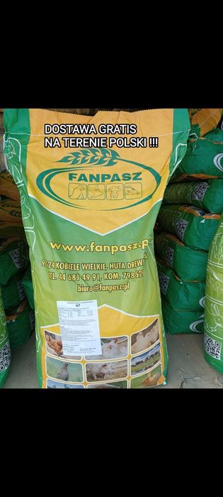 Pasza dla Kur Niosek, kurczaków itd. Dostawa Gratis na Terenie Polski!