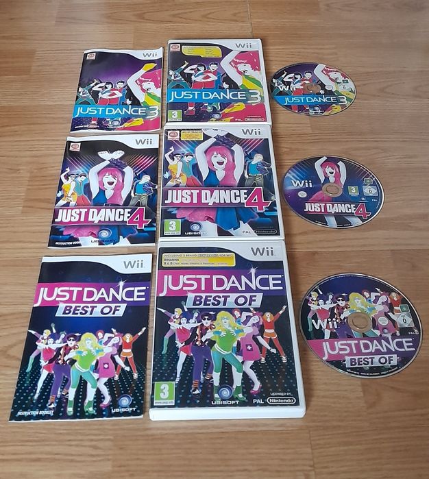 Jogos Originais Wii Just Dance/Super Mario/Sonic - Nintendo Wii/Wii U