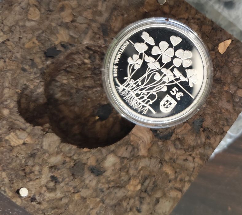 5€ Proof , Trevo de quatro folhas, 2018