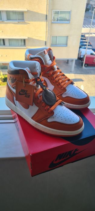 Ténis novos a estrear na caixa Nike AIR JORDAN 1 high retro OG 42,5.