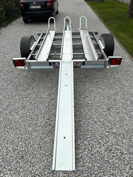 NAJEM Przyczepa na motocykle / Przyczepa z plandeką /Przyczepa otwarta