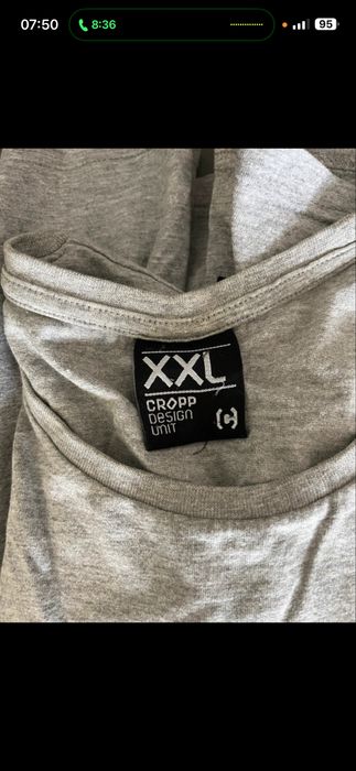 bluzka koszulka XXL crop