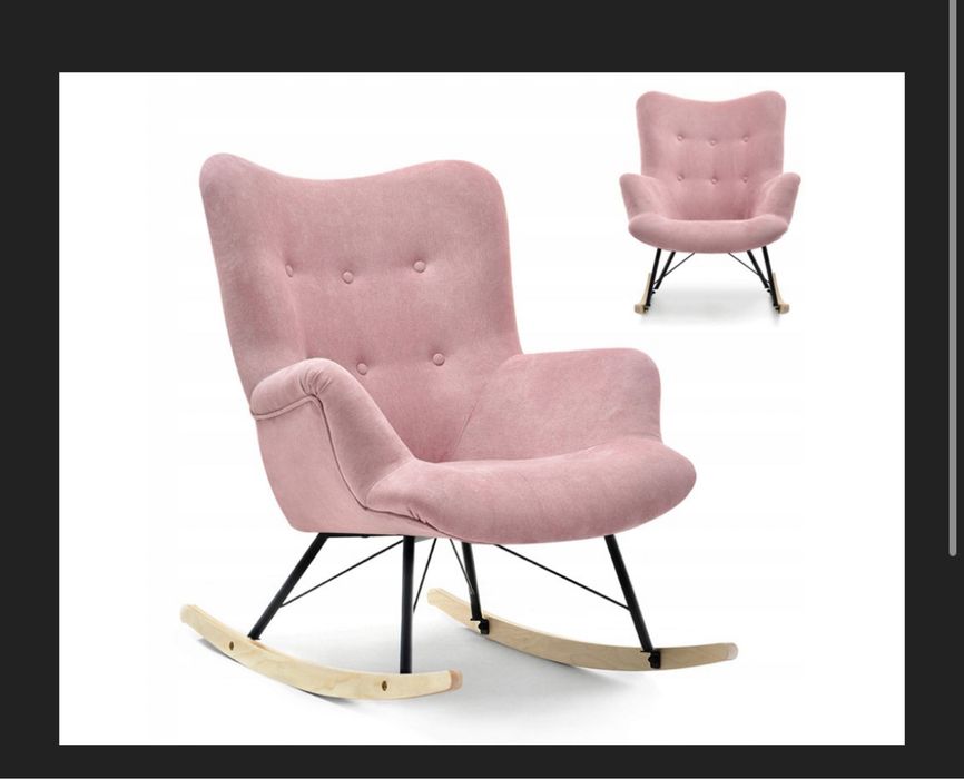 Bujany fotel/ fotel na biegunach