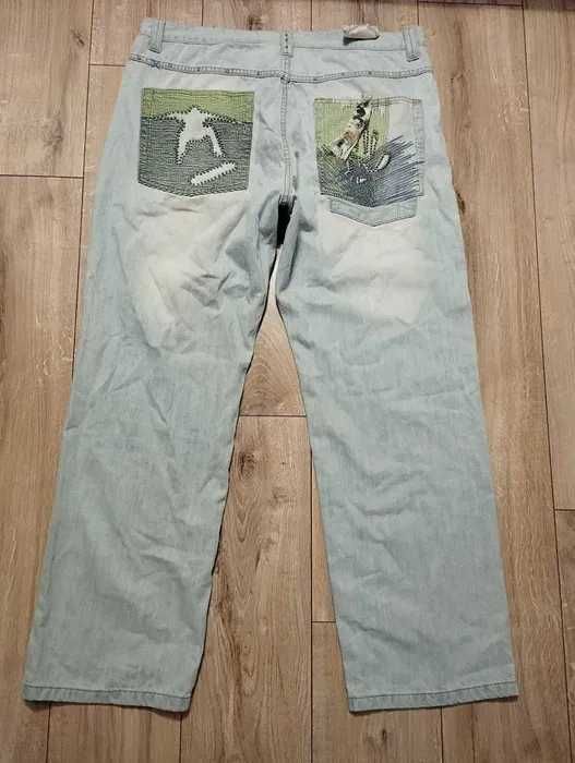 Miskeen Y2K Hip Hop Baggy jeans size 40 skate jeans 56 | W40