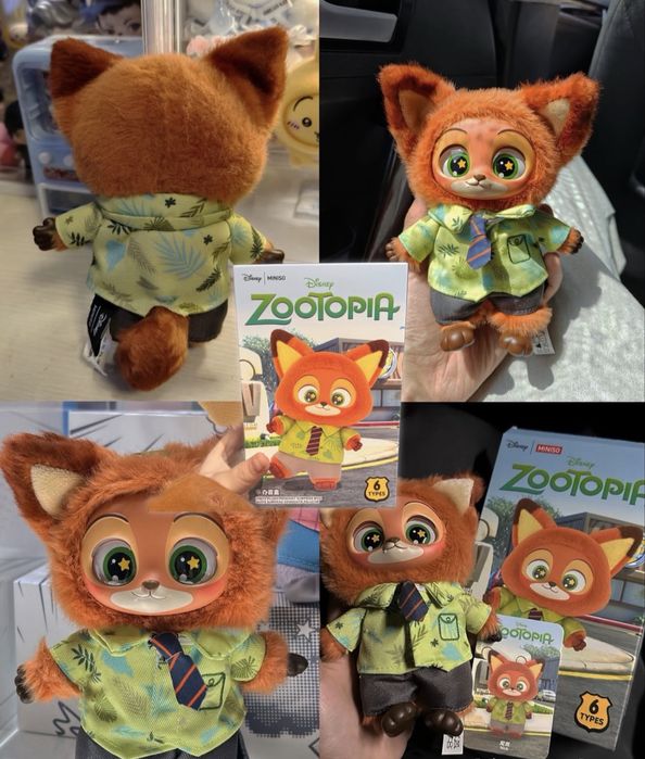 ‼️ХІТ‼️ Зоотрополіс, зверополіс. Нік, Джуді. ZOOTROPIA. Іграшка-брелок