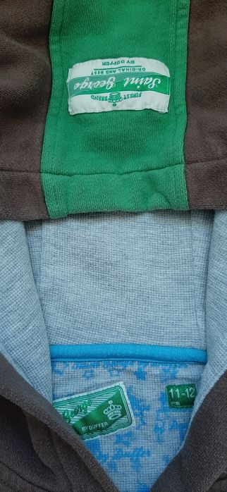 Bluza kangurka z kapturem dla chłopaka, 152 cm, brązowa, ciepła