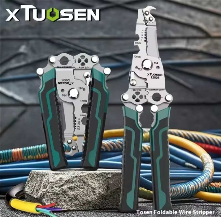 Wielofunkcyjne składane szczypce dla elektryków montażystów