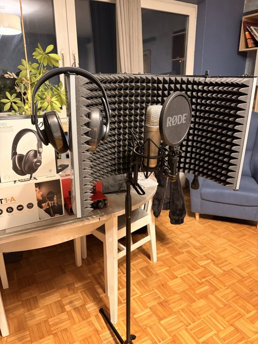 Rode NT-1, AKG K-361, Focusrite Scarlett 2i2 3rd Gen (Zestaw!)