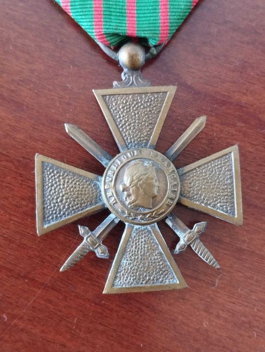Medalha Militar Francesa - Croix de Guerre 1914-19