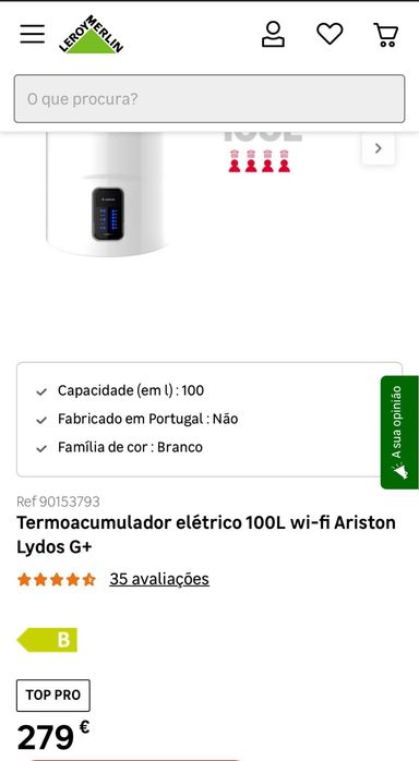 Termoacumulador Elétrico Ariston 100L com Wi-Fi – Com Garantia