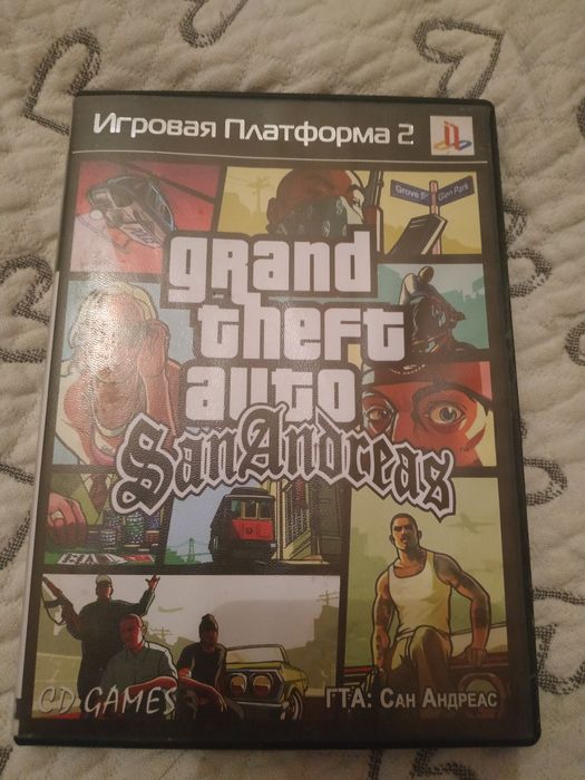 Диск ГТА Сан-Андреас плейстейшн 2