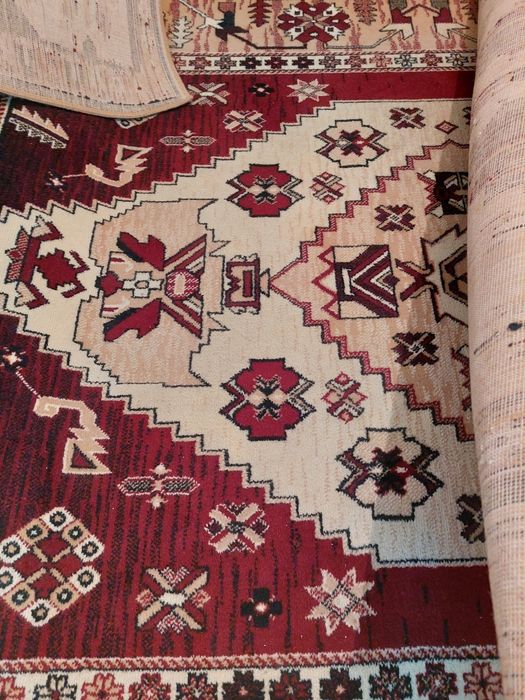 Dywan wełniany bordo 3x4