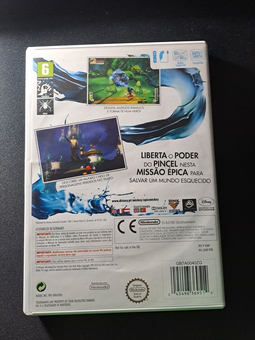 Wii Disney Epic Mickey