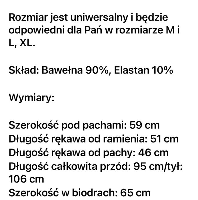Czarna narzutka rozmiar uniwersalny