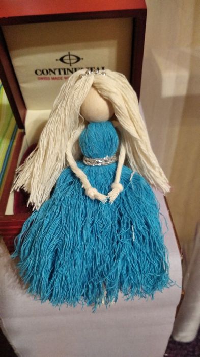 Лялька натуральний хлопок 18 см