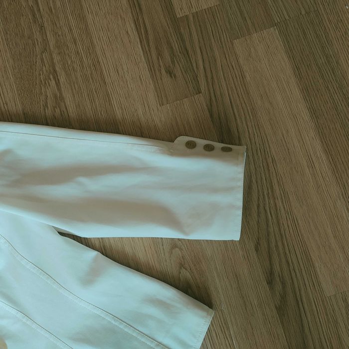 Żakiet marynarka kremowa 40