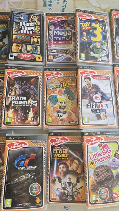 Vendo meus jogos da PSP