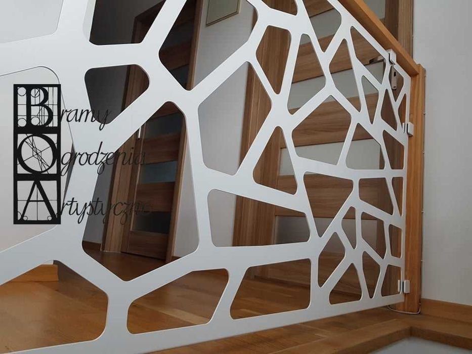 Panel wycinany ażurowy barierka schody blacha wycinana laserowo