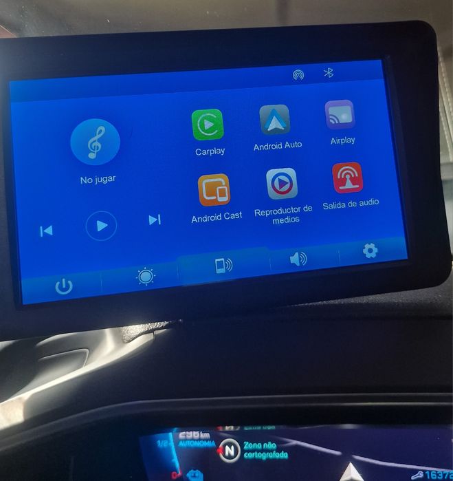 ecrã multimédia portátil para automóvel