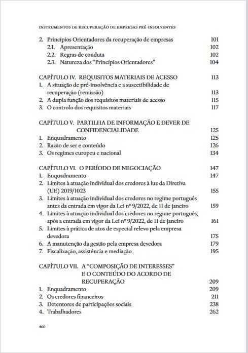 Recuperação de Empresas Pré-Insolventes
