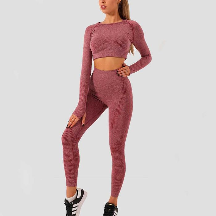 Leggings + Top de manga comprida | Promoção 2 peças