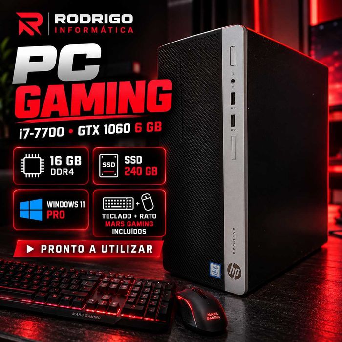 PC GAMING | Intel Core i7-7700 | GTX 1060 6GB | 16GB RAM | SSD