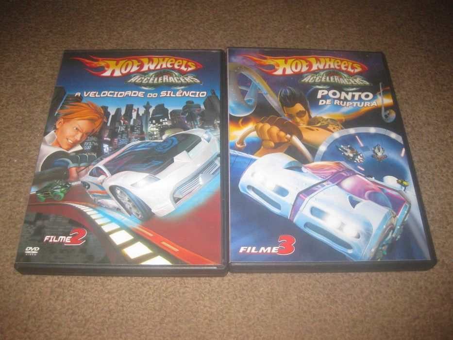 2 Filmes em DVD do "Hot Wheels" Raros!