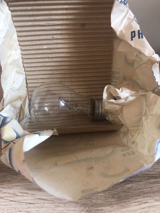 Stara żarówka Philips PRL antyk