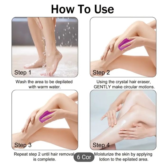 Depilador de cristal