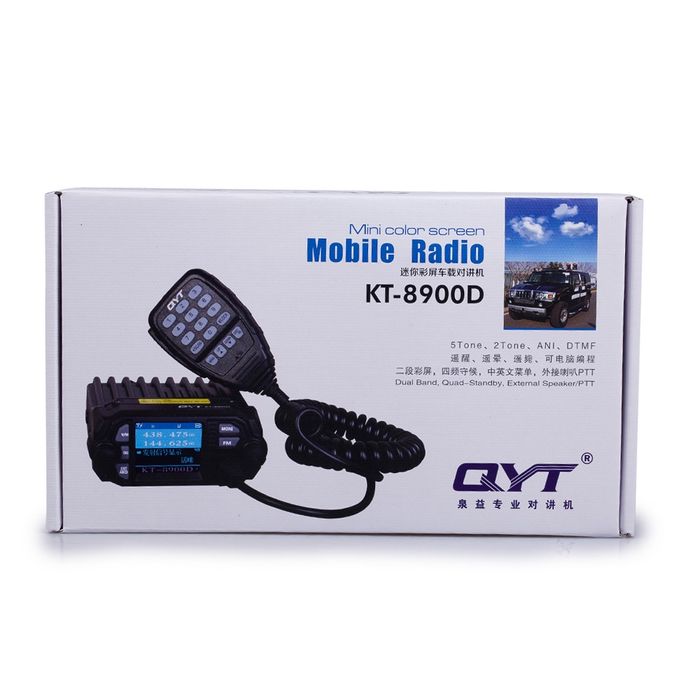 2023 Radio QYT KT-8900D 25W Quad Band/Quad Standby Novo