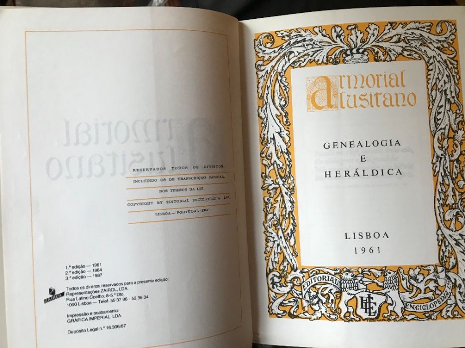 Armorial Lusitano - Genealogia e Heráldica