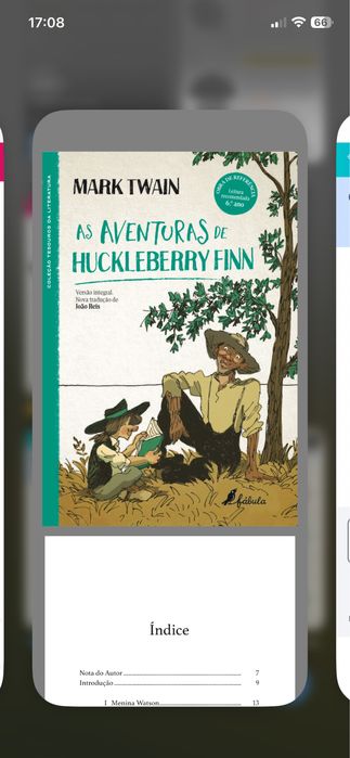 “As aventuras de Huckleberry Finn” de Mark Twain