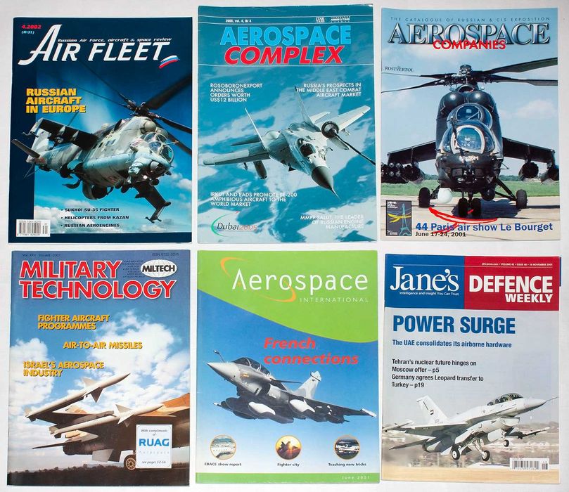 Авиационные журналы. Зарубежные. 46 шт.