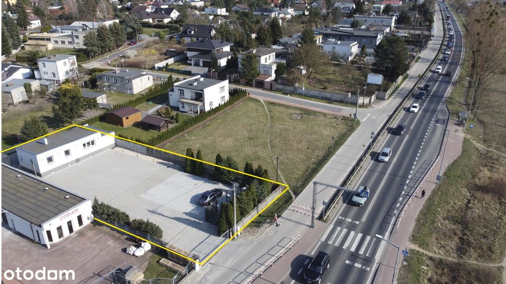 Plac z biurem na wynajem (92m2 i 950m2)