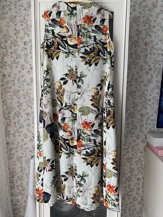 Платье-сарафан на пуговицах