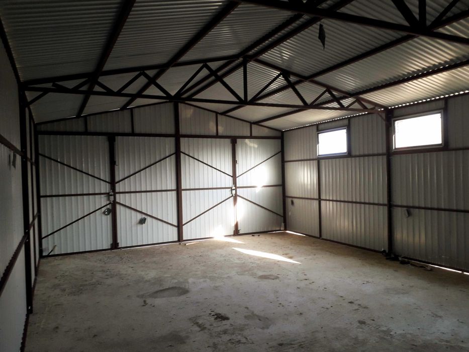 Hala garaż blaszany 6x10 wysokość wjazdu 2,5 metra - krótki termin